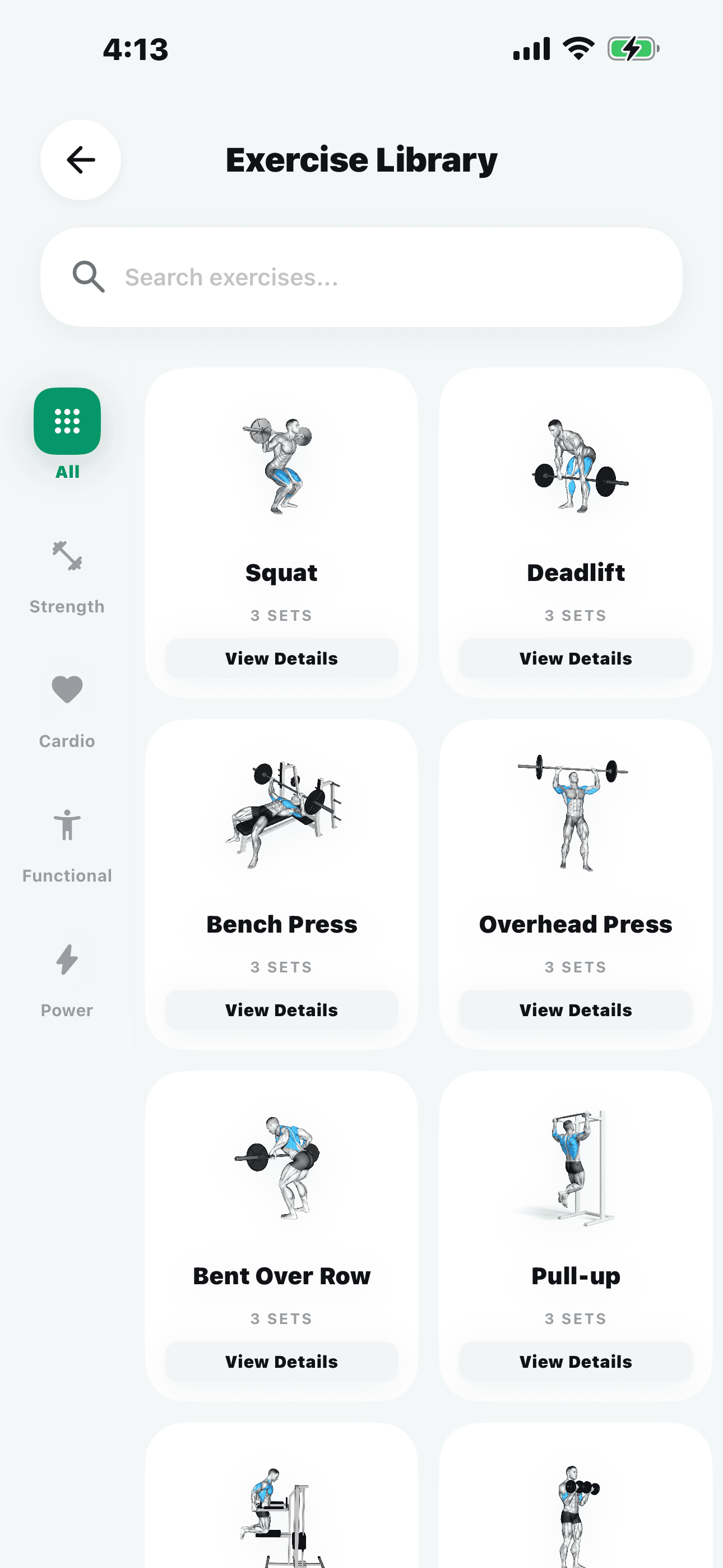 Exercise library